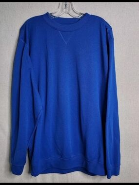 Pebble Beach Performance Mens Sweatshirt L Pullover Long Sleeve Moisture Whick